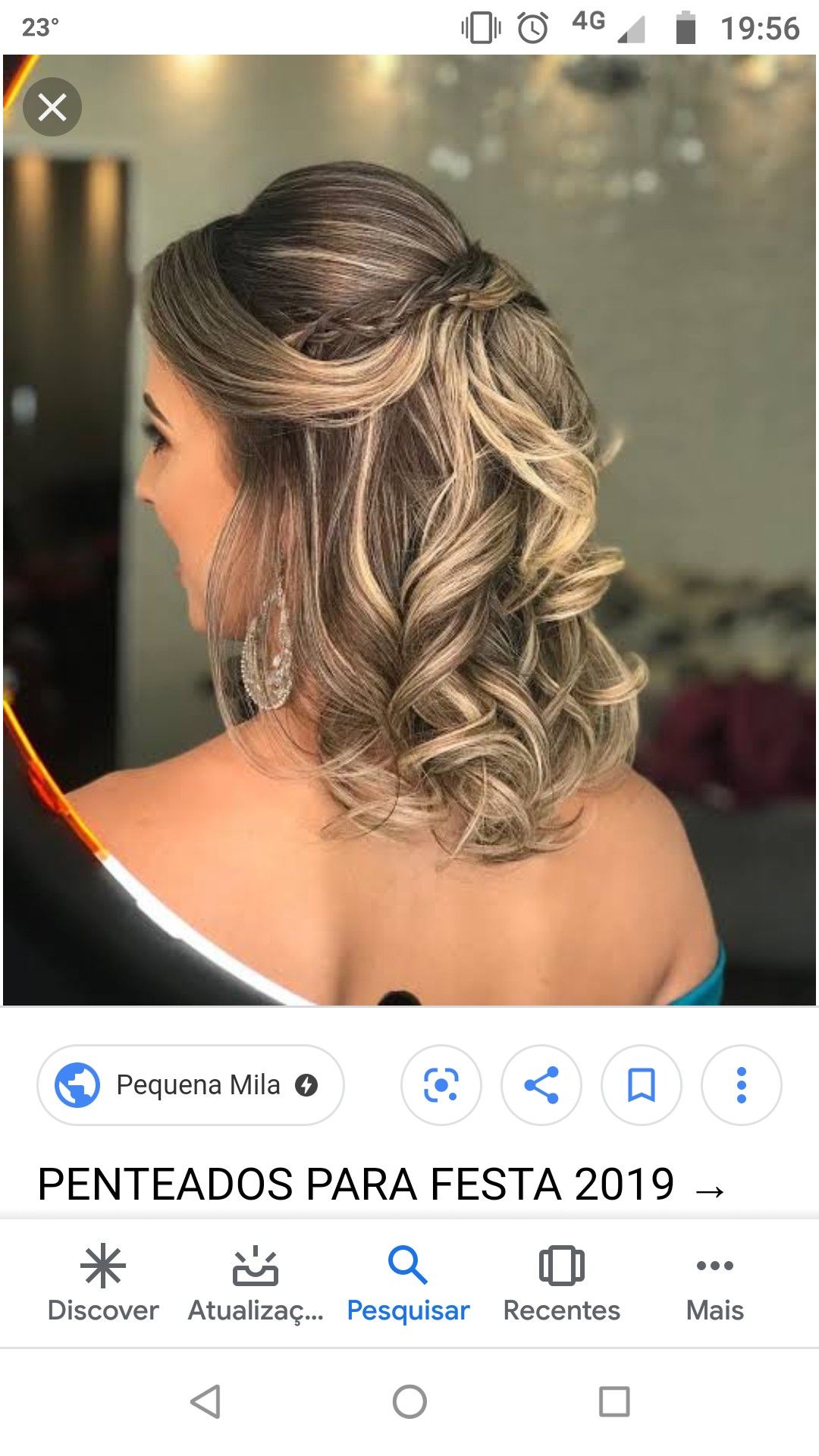 penteado para casamento cabelo médio