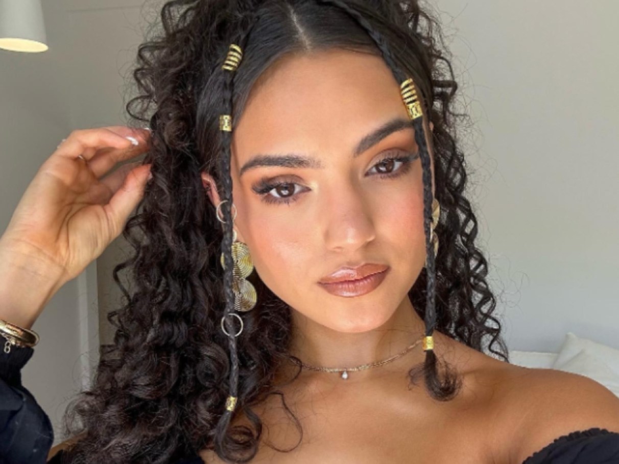 penteados para cabelo ondulado longo