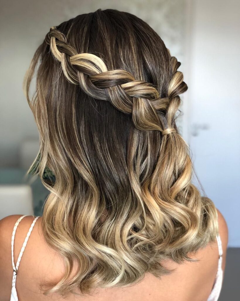 penteado cabelo solto com ondas para dia a dia