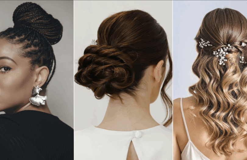 penteado liso solto festa