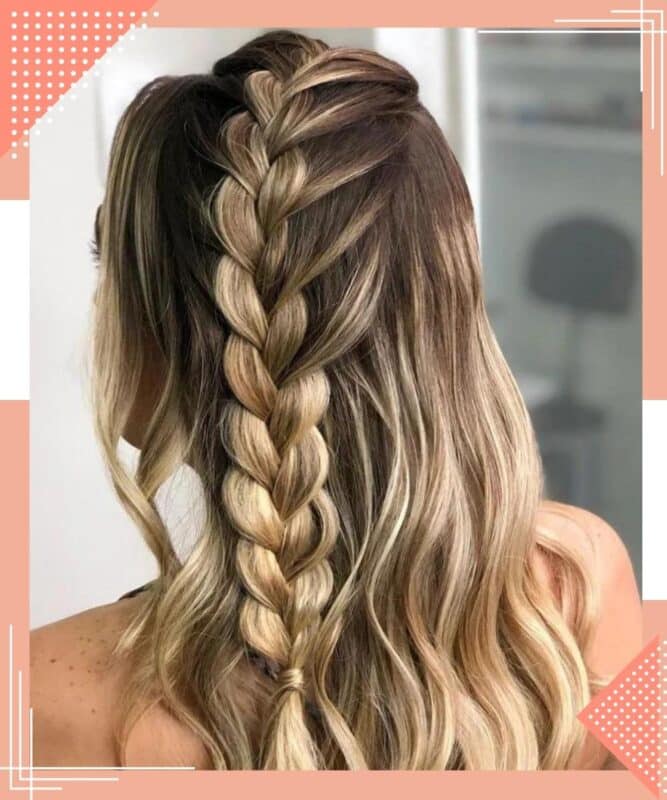 penteado madrinha cabelo solto com ondas