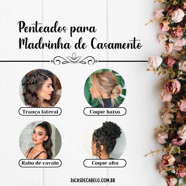 penteado madrinha cabelo solto casamento ao ar livre