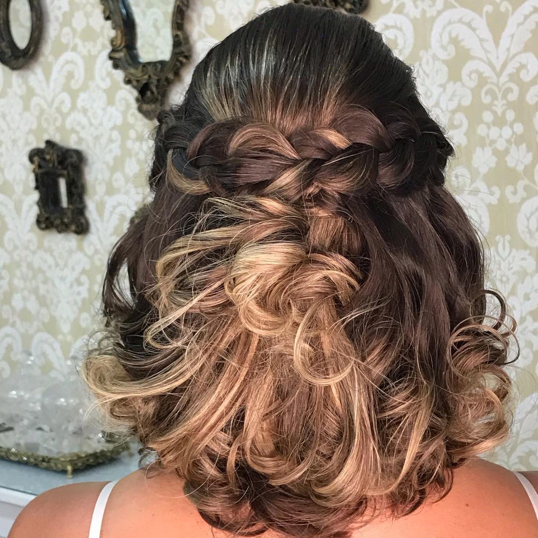 penteados para madrinha de casamento