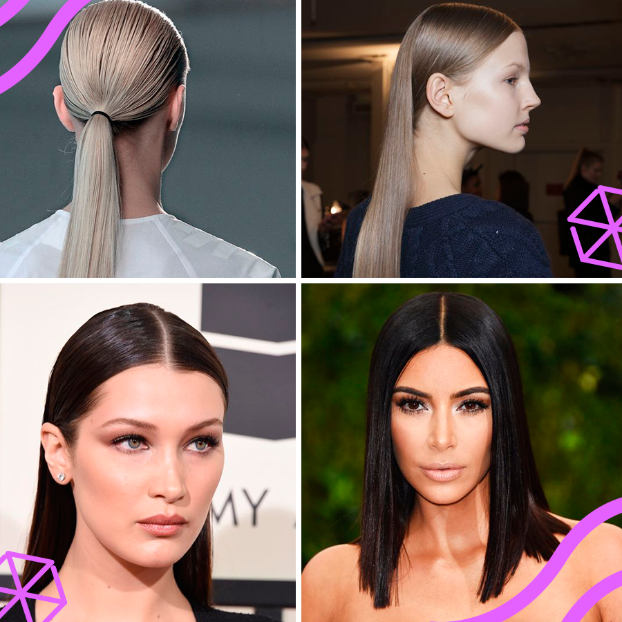 penteados fáceis e elegantes para cabelo liso