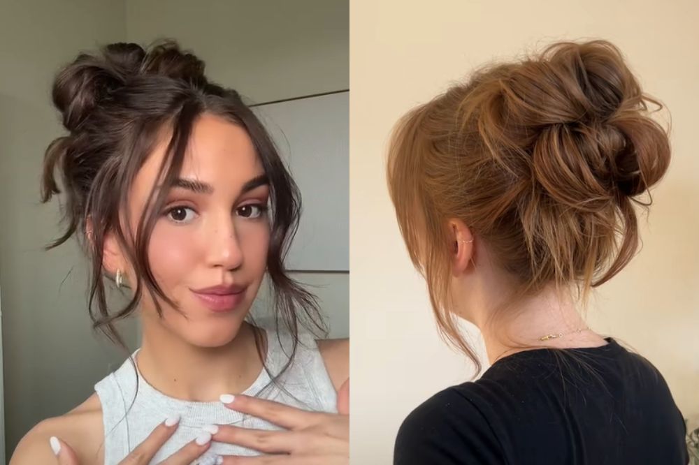 penteado noiva coque