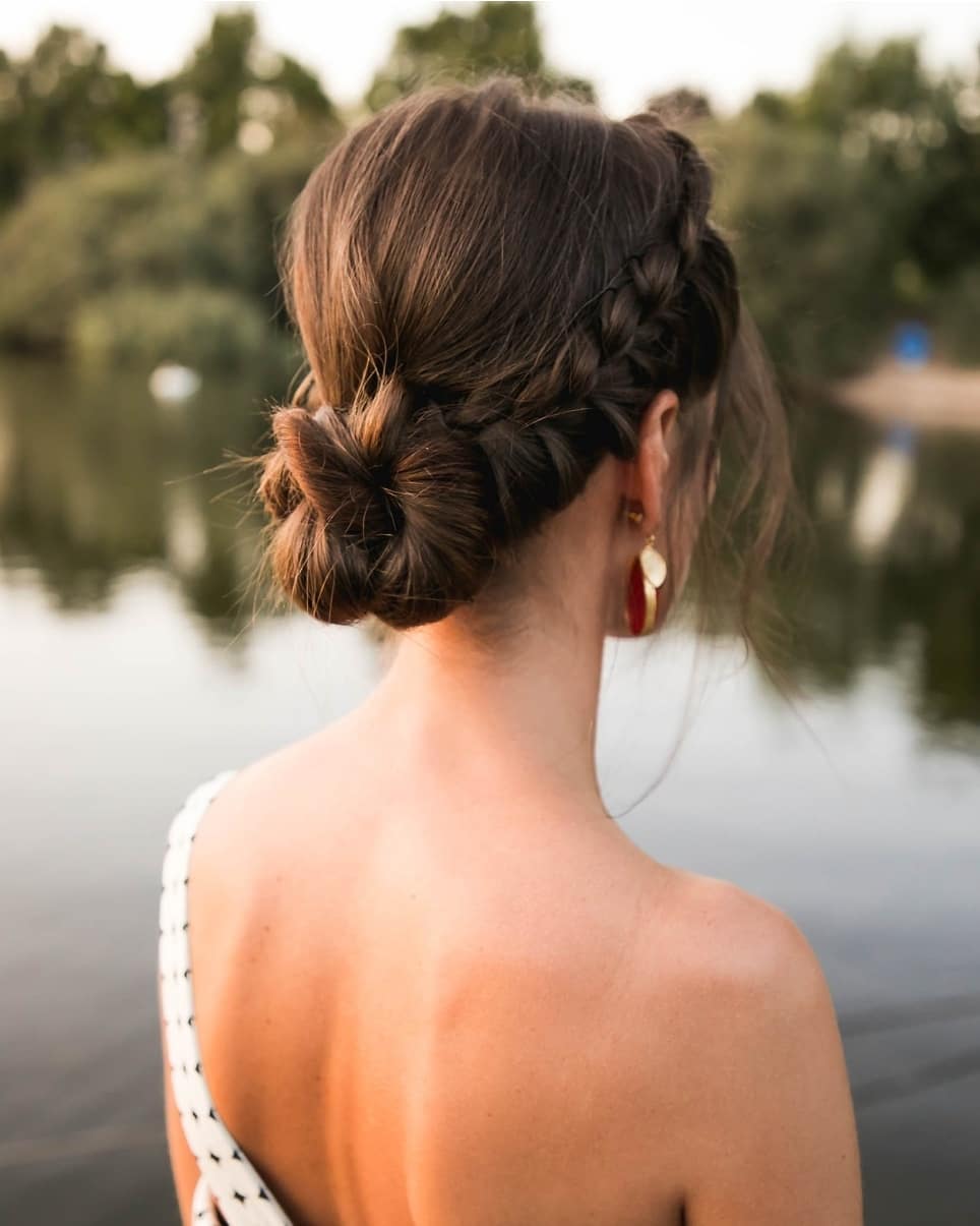 penteado coque festa