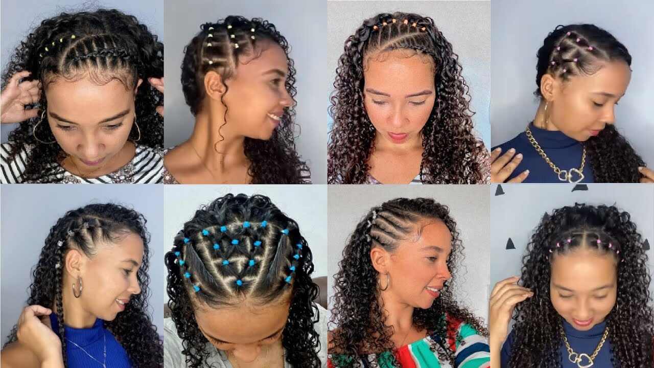penteado com borrachinha de cabelo