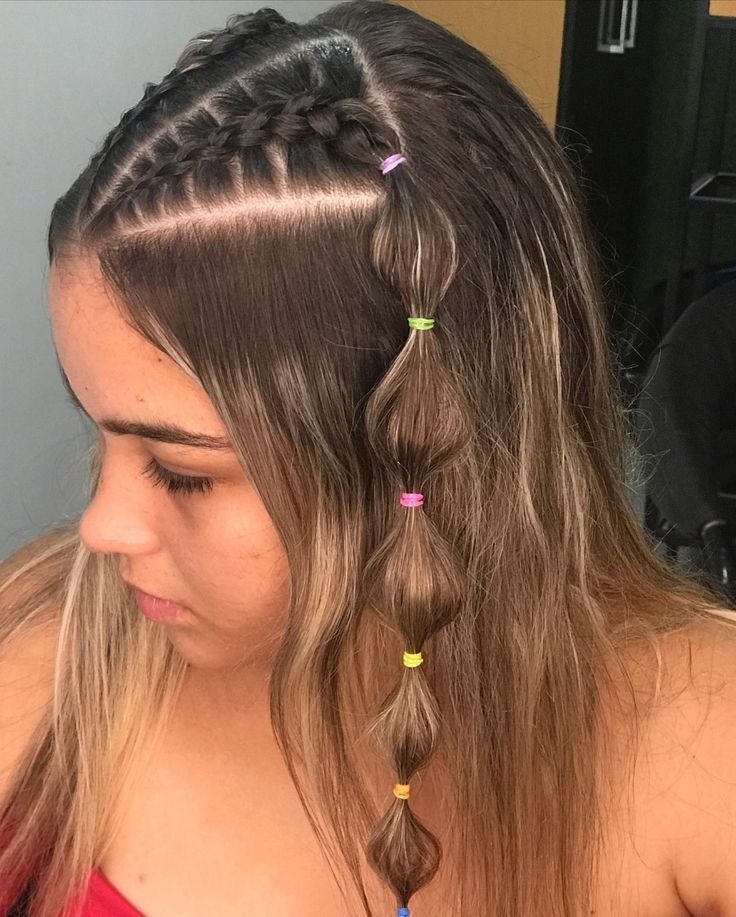penteado rápido com elástico