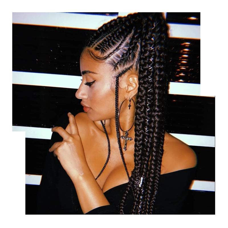 penteado com biofibra