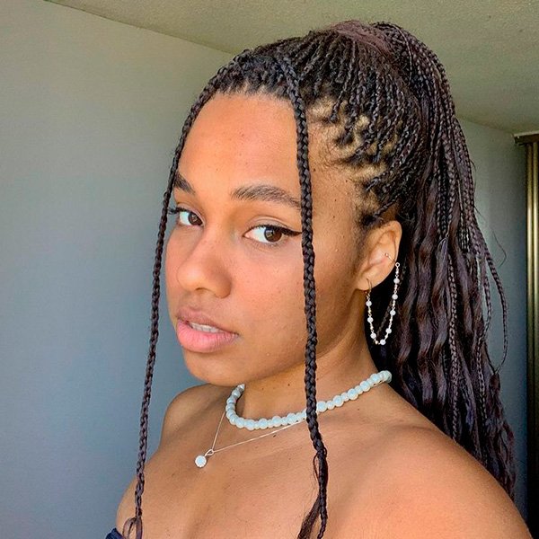 penteado afro com volume