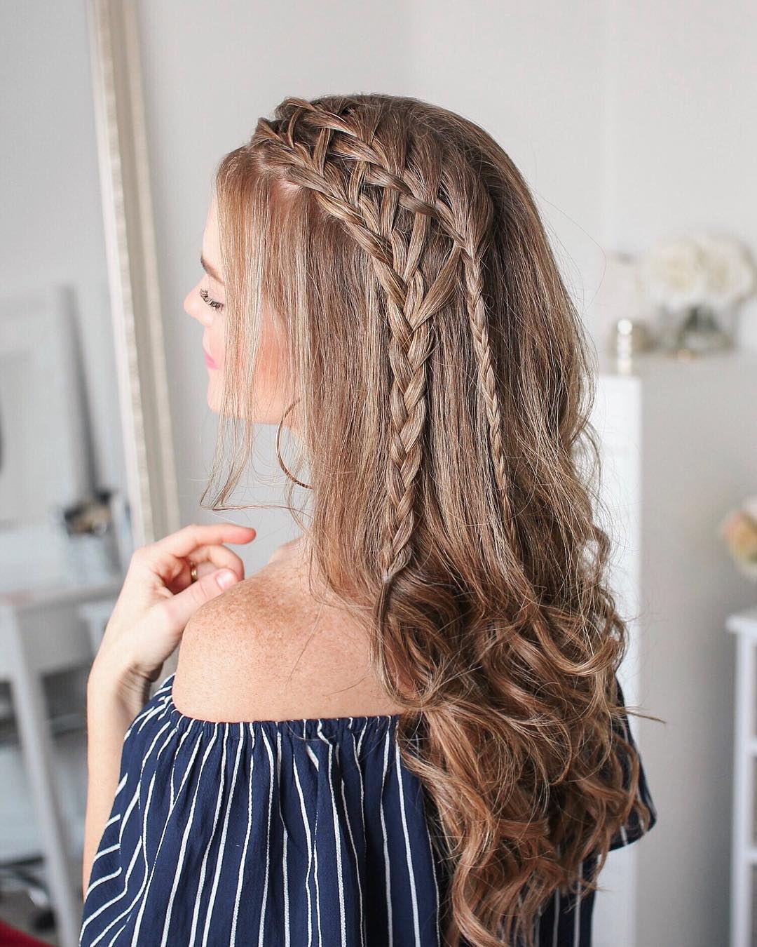 tranças frontais cabelo liso