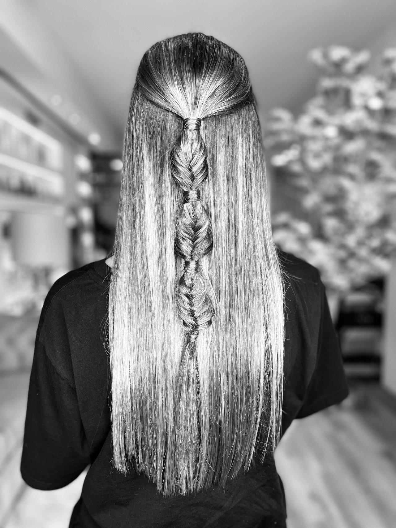 como fazer trança em cabelo liso