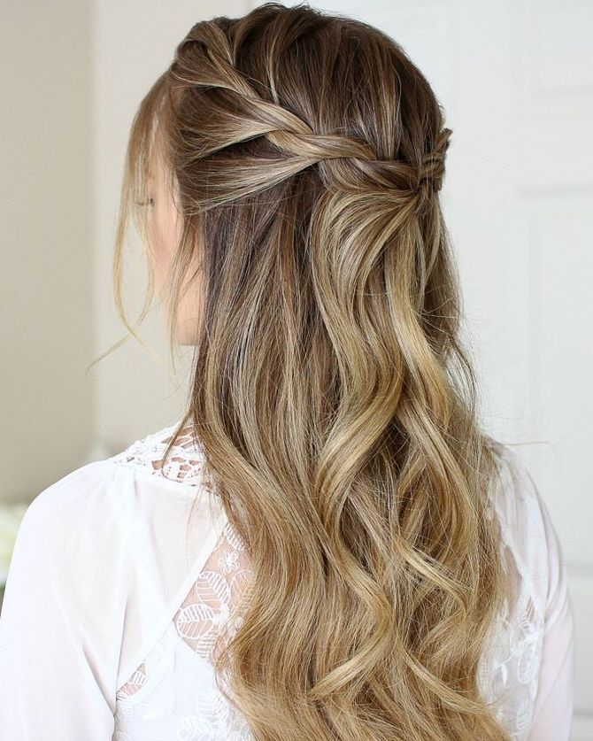 trança cascata cabelo liso