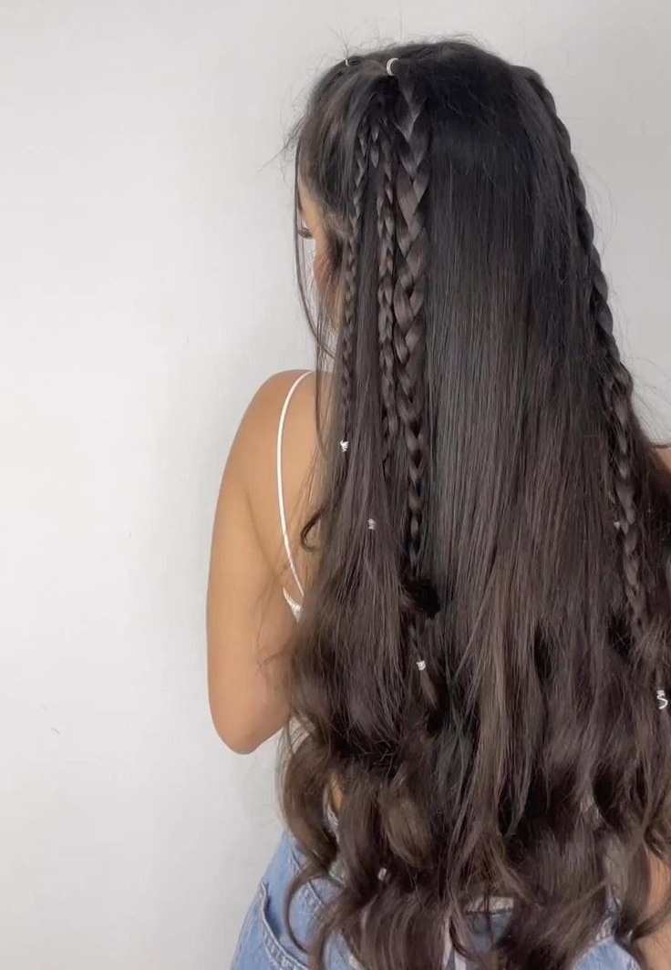 tranças frontais cabelo liso