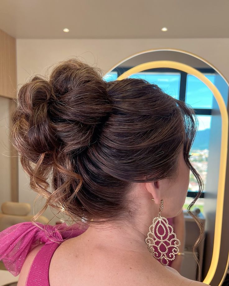 inspiração penteado madrinha