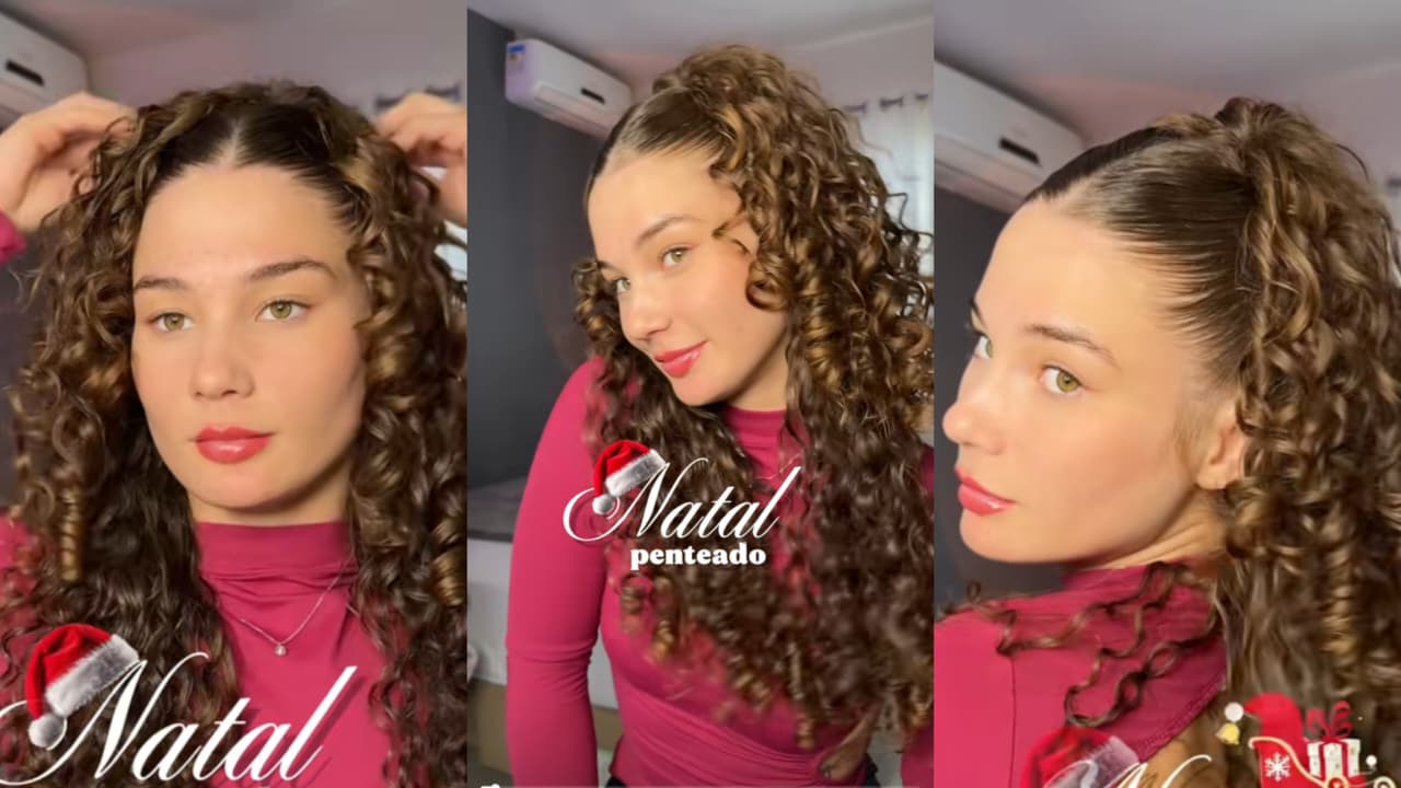 penteados para cabelo cacheado
