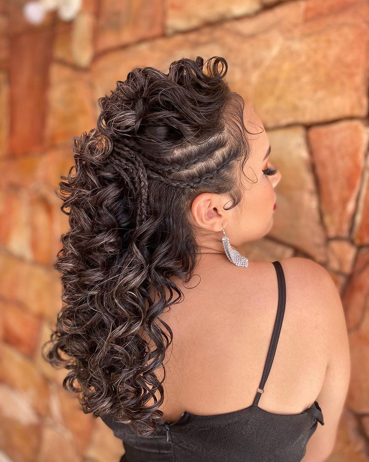 penteado com trança para casamento