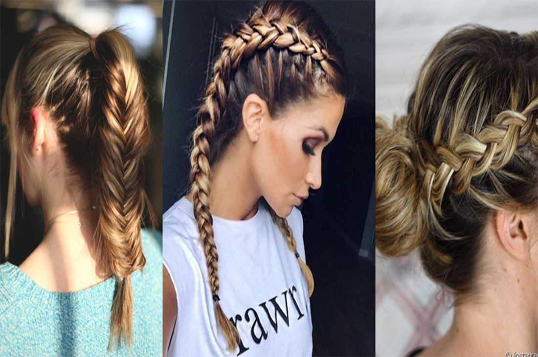 penteado com trança embutida passo a passo