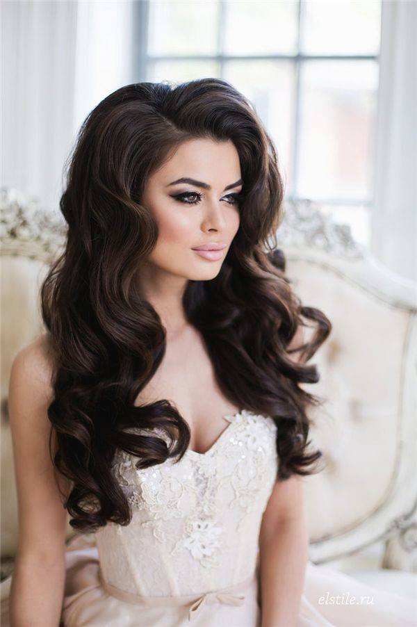 penteados cabelo solto com ondas