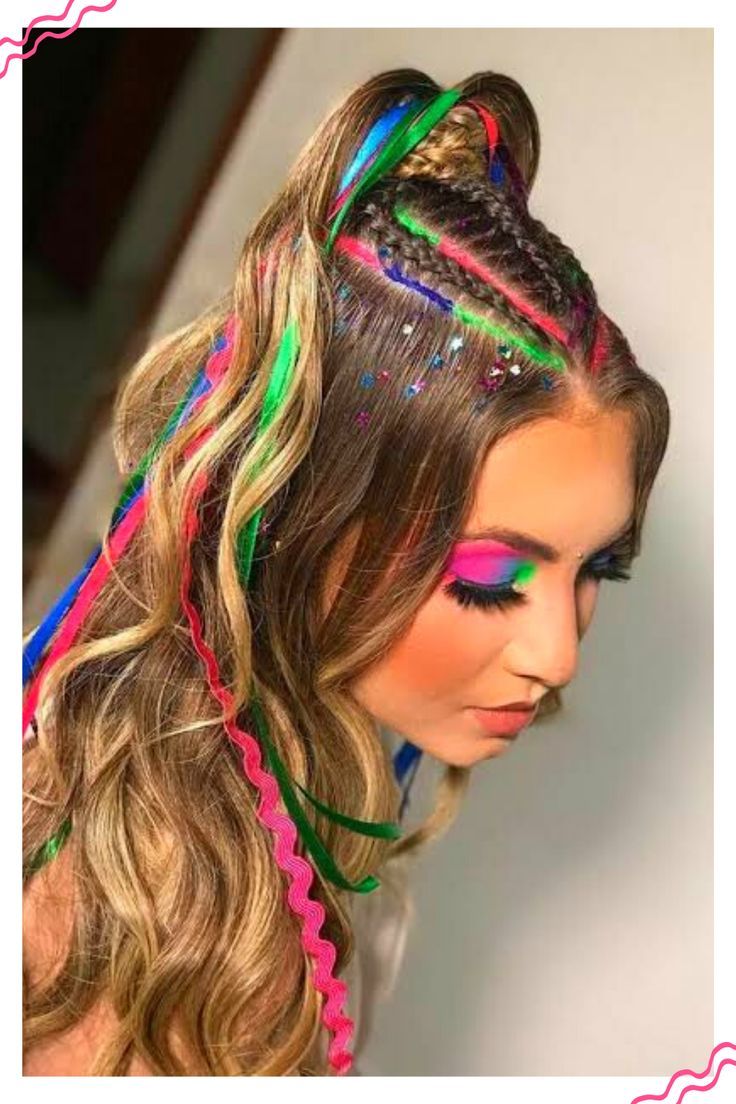 penteados criativos carnaval criança