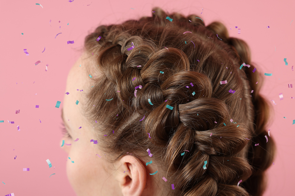 penteado carnaval infantil fácil
