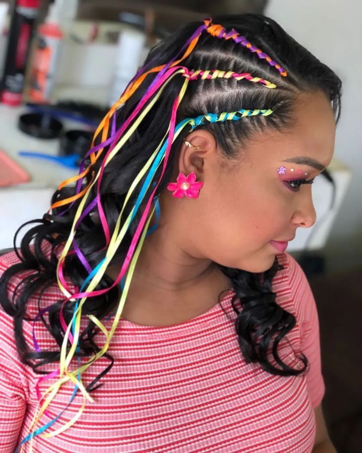 cabelo carnaval menina