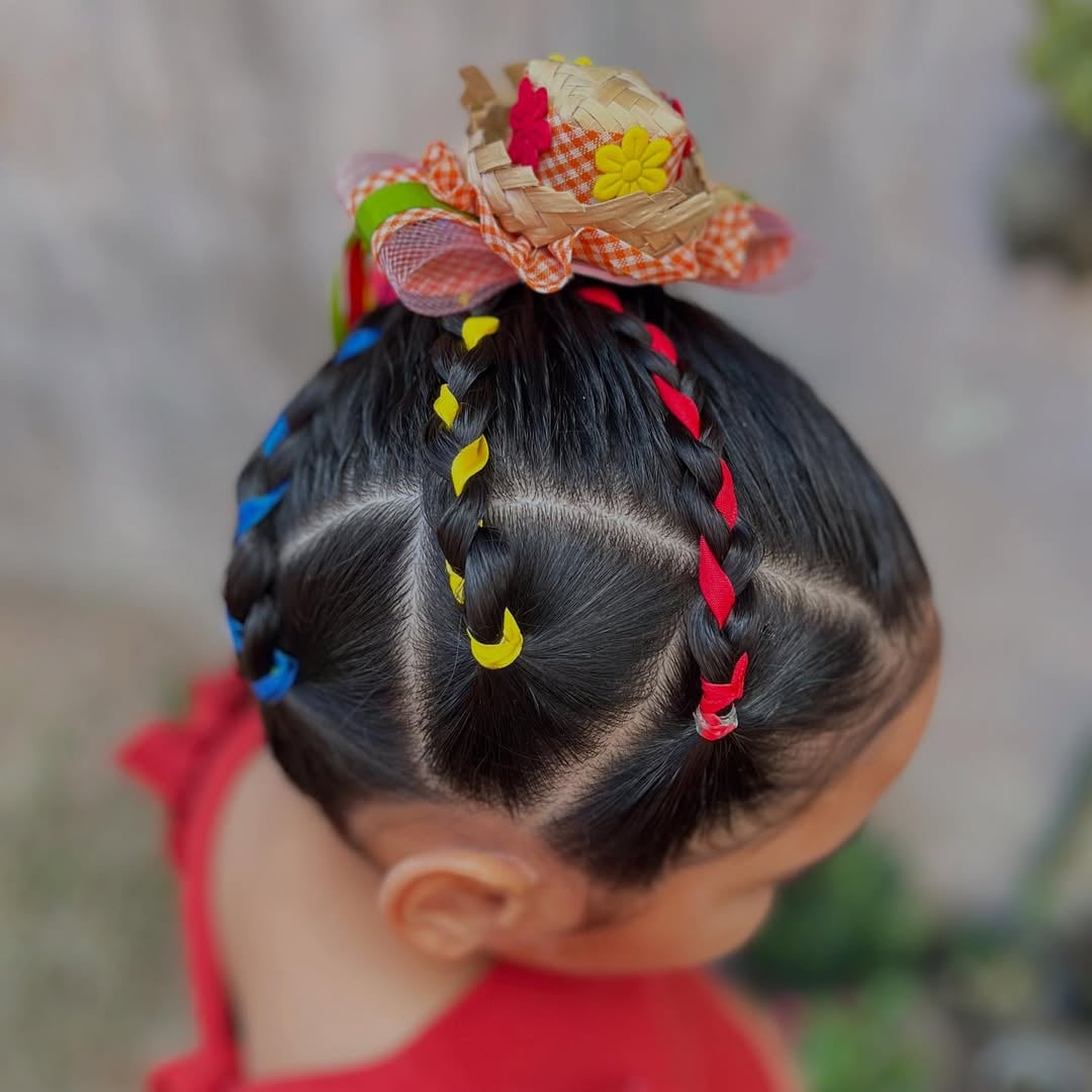 penteado infantil fácil