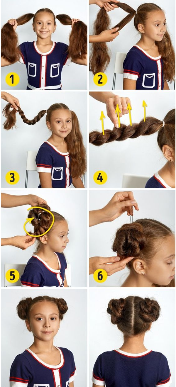 penteados fáceis para meninas