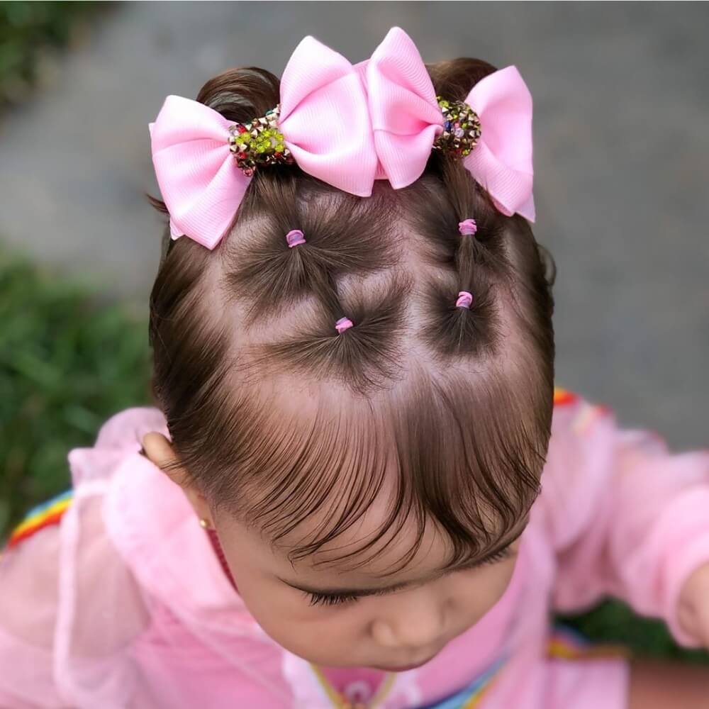 como fazer penteado de menina