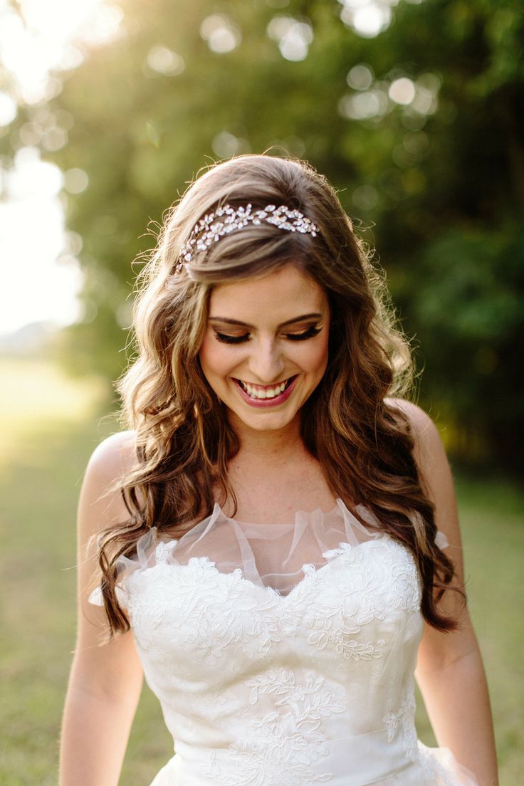 penteado noiva liso solto