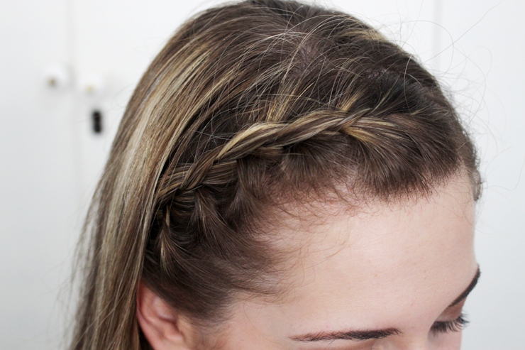 penteado de festa com trança