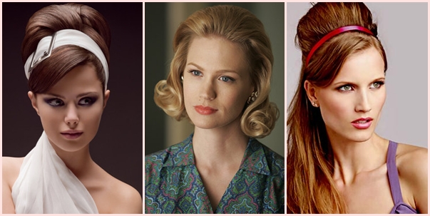 penteado anos 60 para festa temática