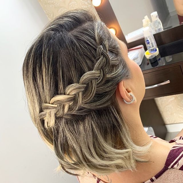 penteados rápidos cabelo curto