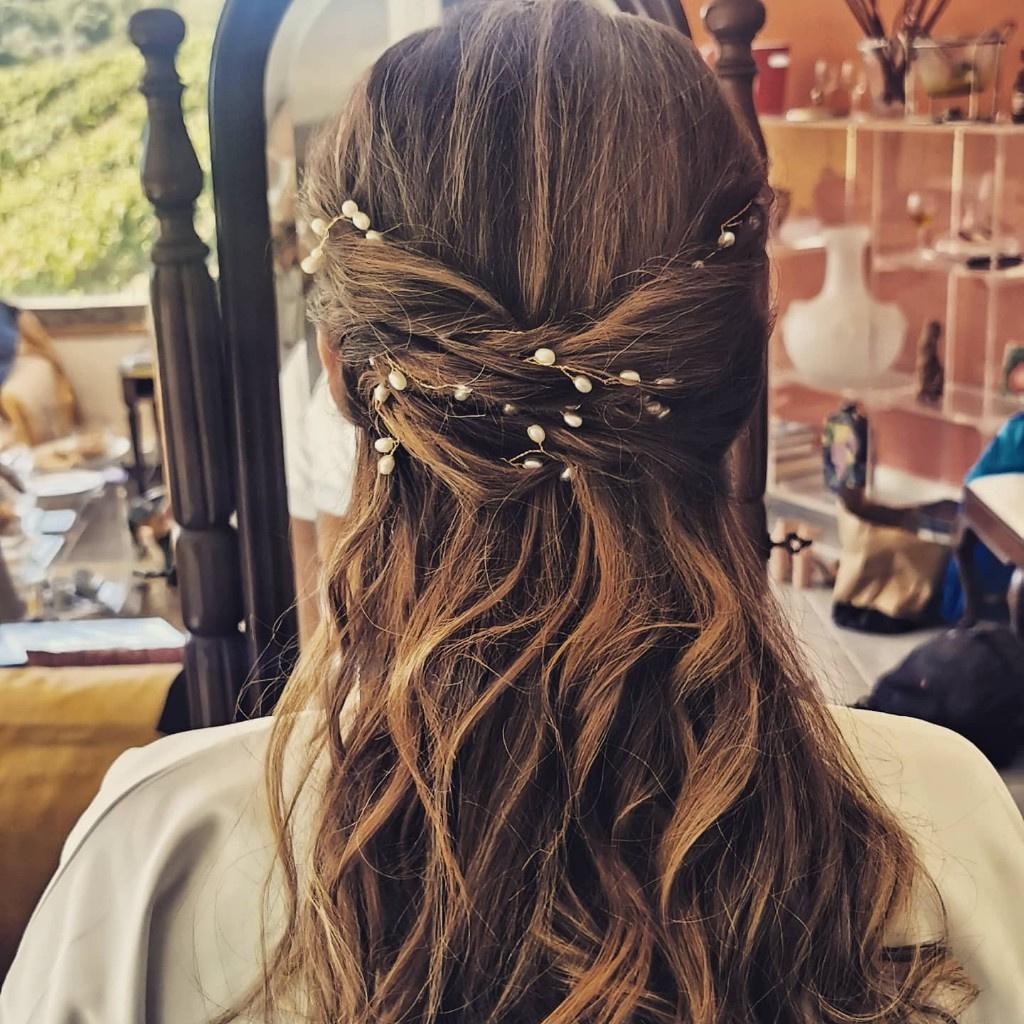 penteados simples cabelo liso