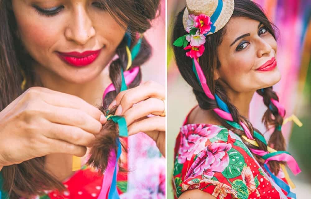 tendências penteado festa junina 2026