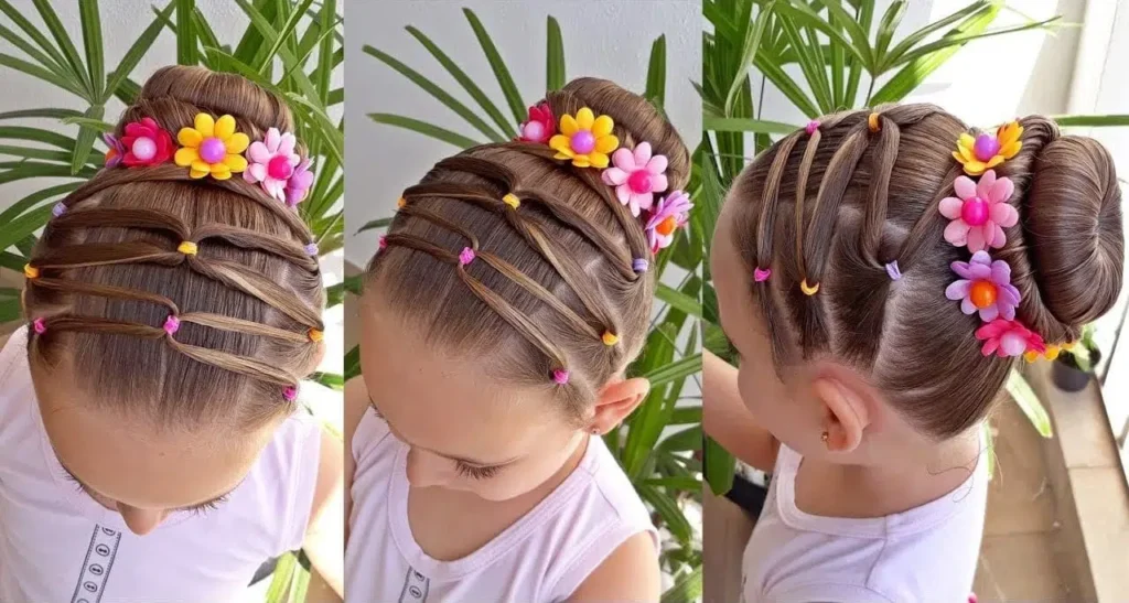 penteado junino cabelo curto criança
