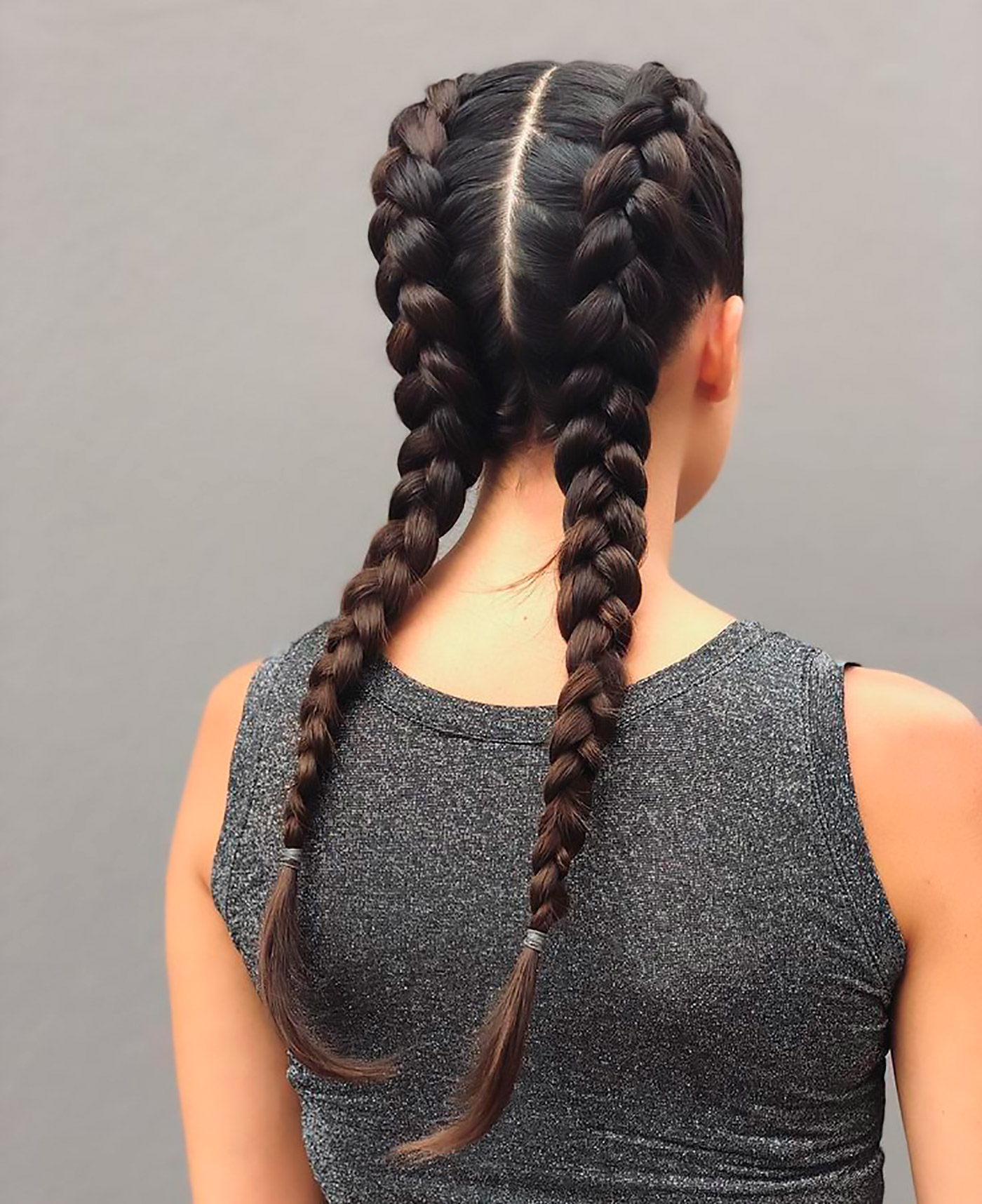 penteado caipira com trança