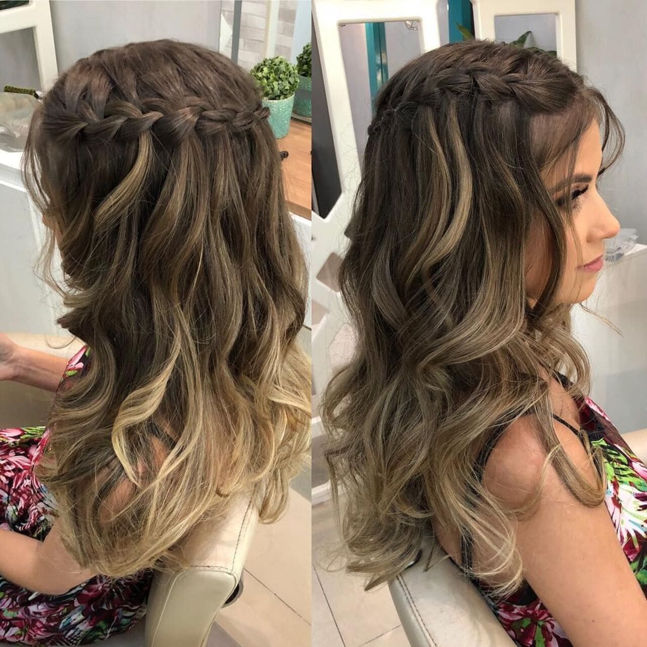 penteados formatura cabelo liso