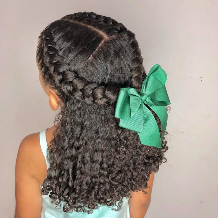 penteado infantil cabelo cacheado fácil