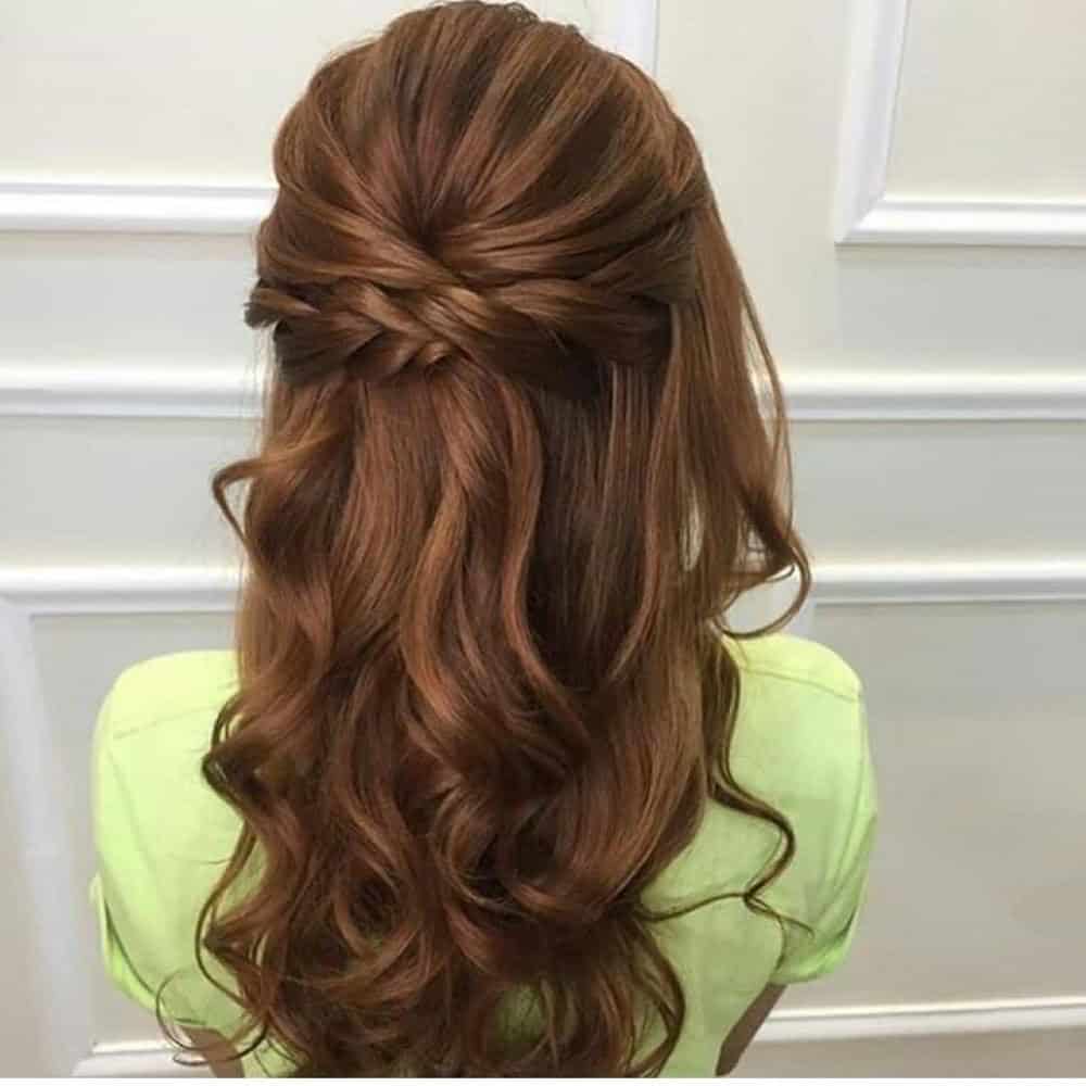 penteado infantil com elástico para festa