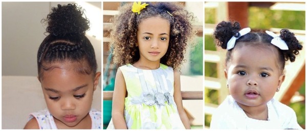 penteado infantil cabelo crespo fácil