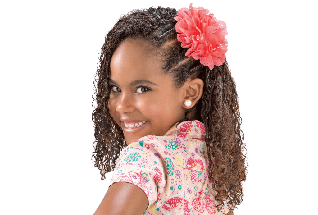 penteado infantil cabelo crespo festa