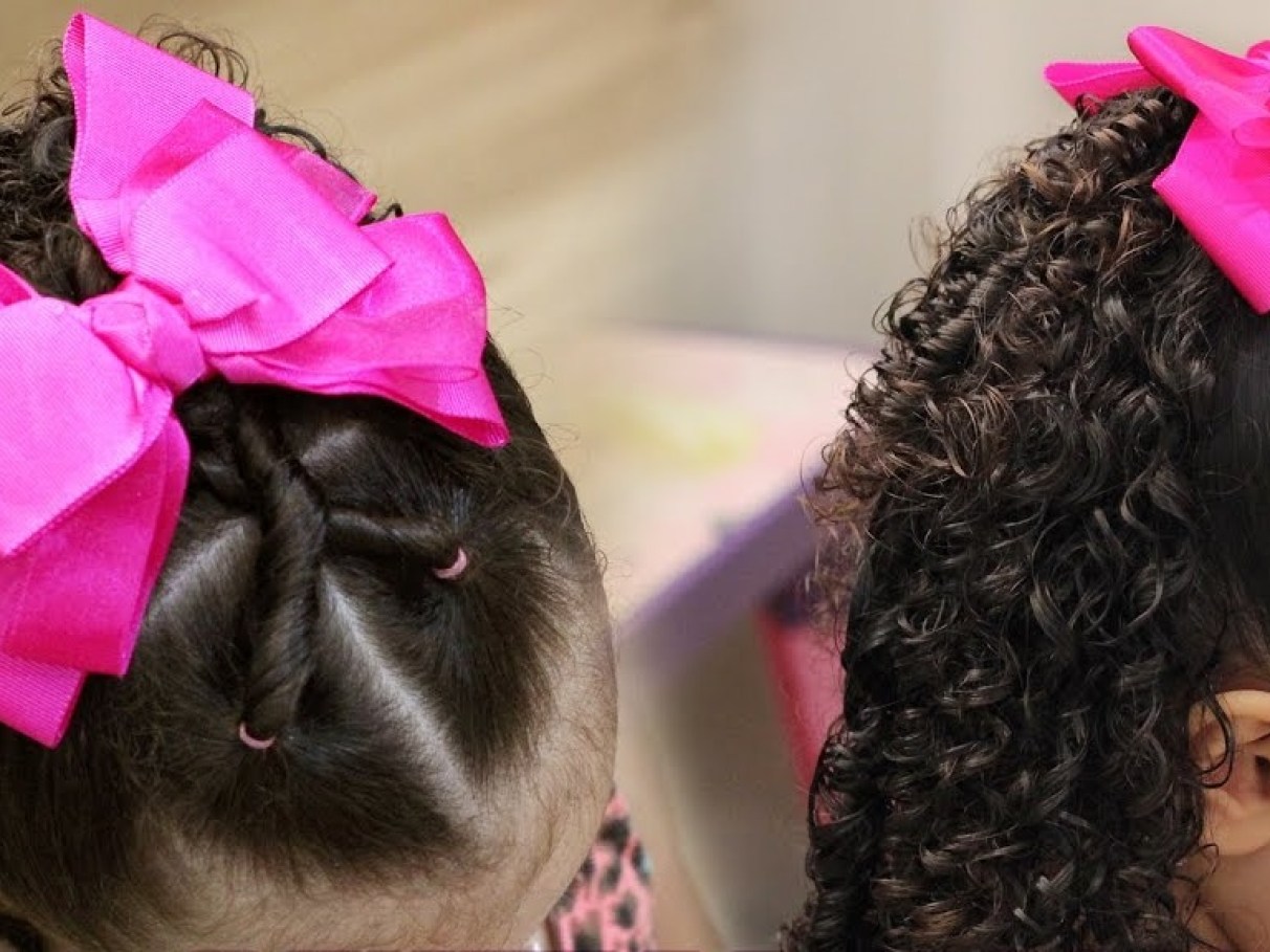 penteado infantil cabelo crespo passo a passo