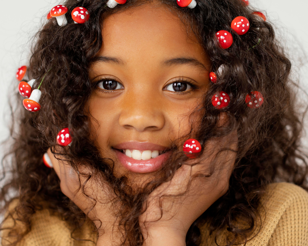 cuidados com cabelo crespo infantil