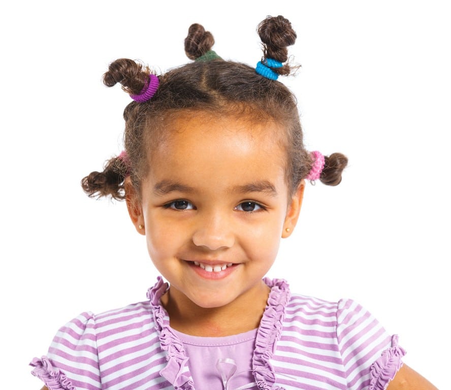 penteado infantil cabelo crespo fácil