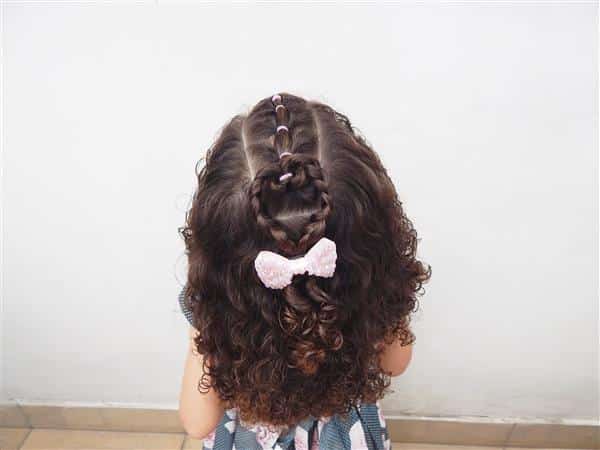 penteado fácil cabelo curto menina