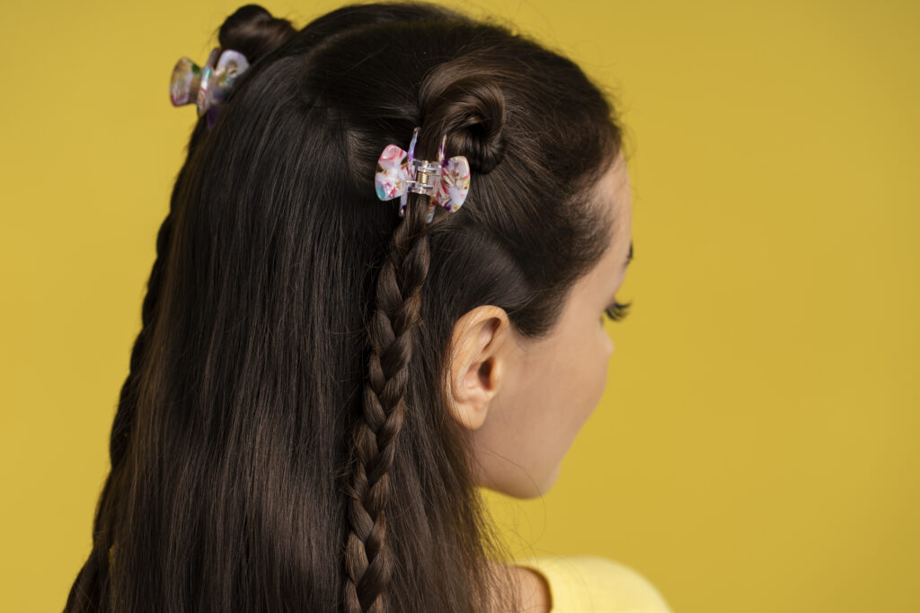 penteado infantil trança fácil