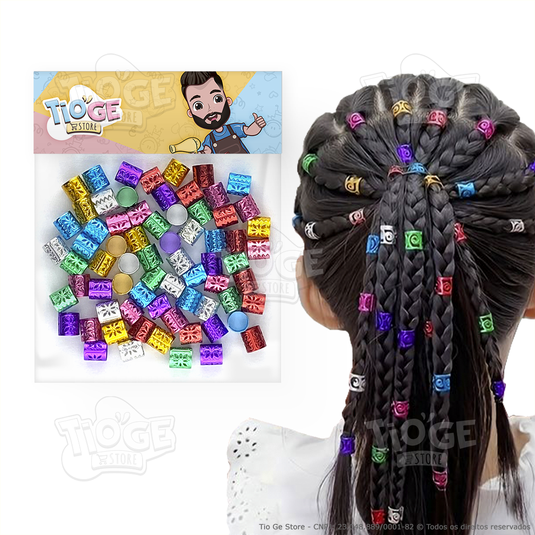 penteado infantil com laço e trança