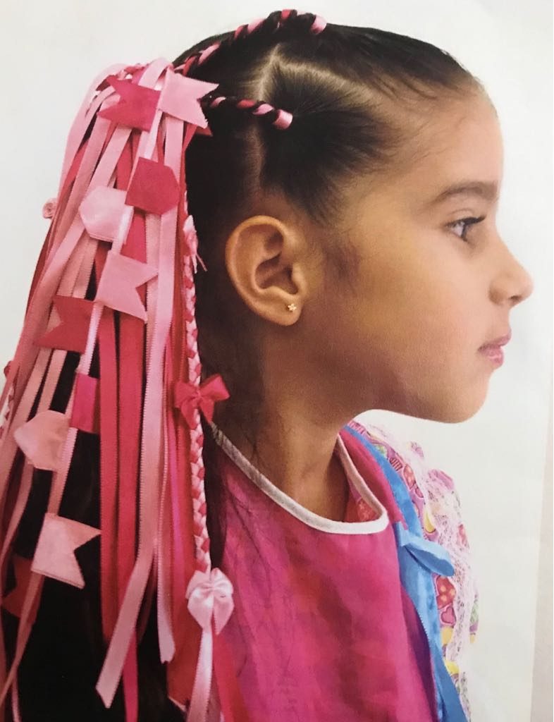 penteado fácil festa junina criança