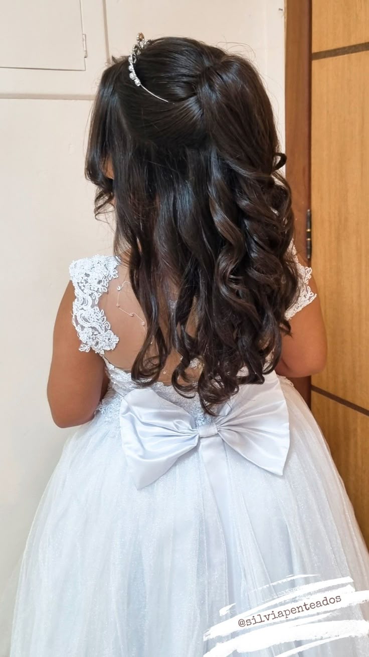 penteado infantil para festa
